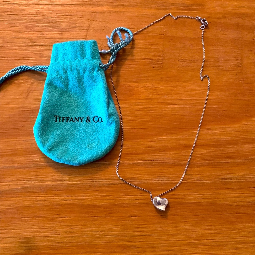 Elsa Peretti Tiffany heart necklace, silver
